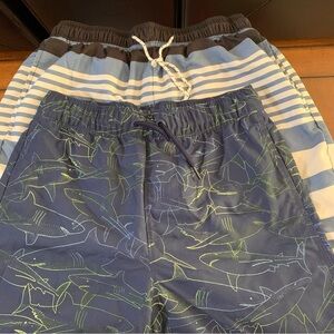 Kids Swim Shorts - Blue and Navy